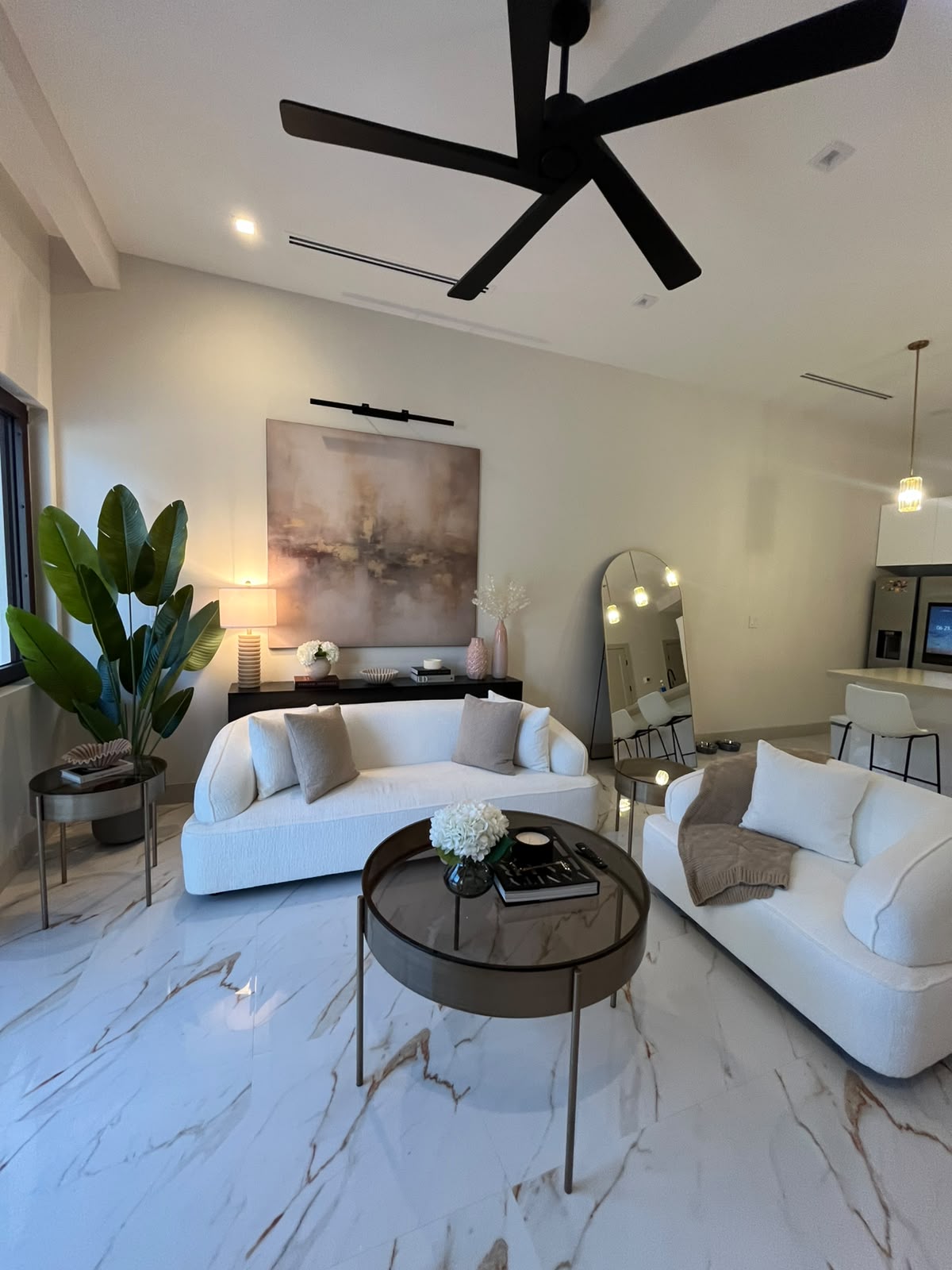 Living area of a Longevity Suite on the estate